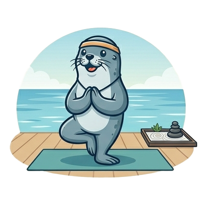 Pilates Studio Mascot